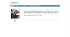Desktop Screenshot of jamesanaya.org